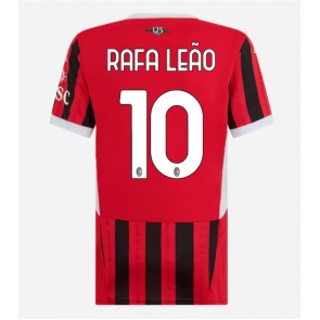 AC Milan Rafael Leao #10 Dámské Domácí Dres 2024-25 Krátký Rukáv